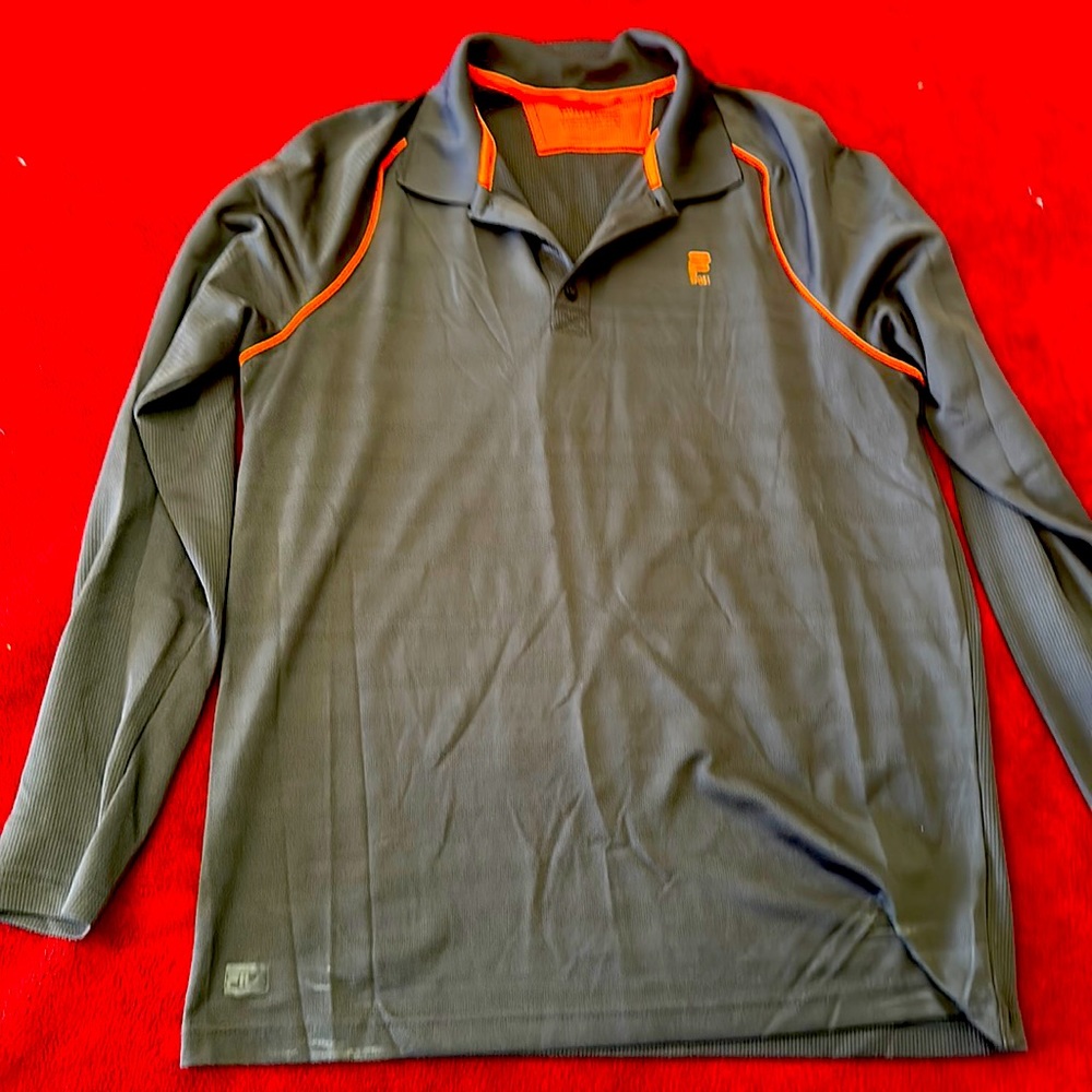 Mens golf fila polo dri fit